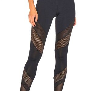 Like new Lorna Jane Shimmer Full Length tights black small